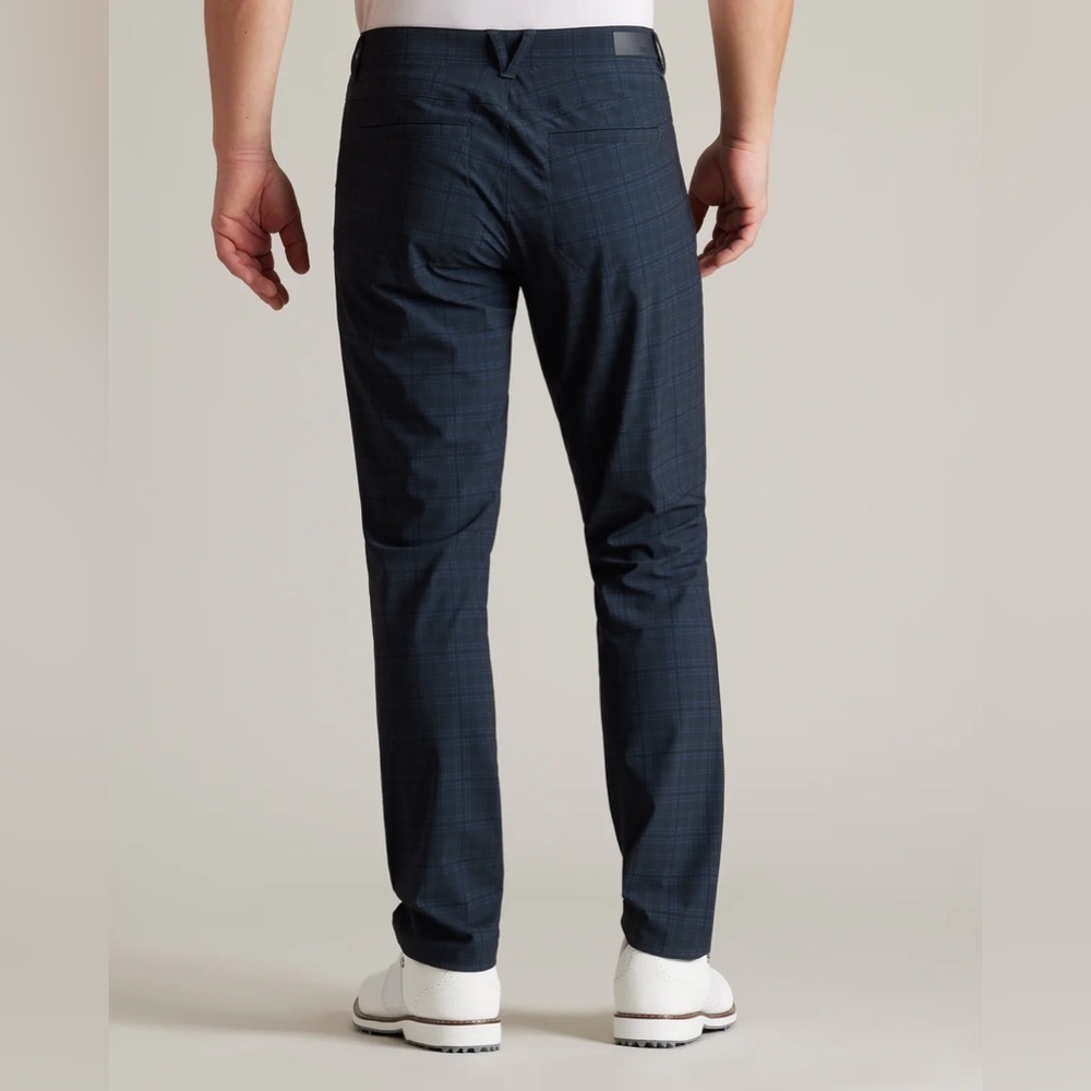 Nike Golf Dri-fit pants 34/34 M Plaid Dark Grey - Picture 1 of 15